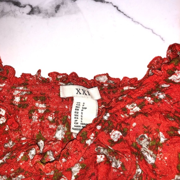 Puffy Sleeve Off the Shoulder Crop Top - Picture 3 of 3